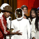 Pharrell Williams and Daft Punk (Kevork Djansezian/Getty Images)